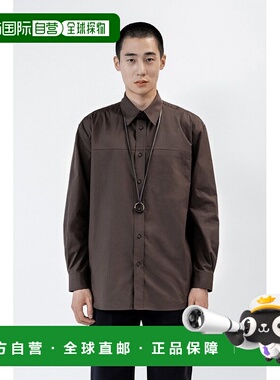 韩国直邮INSILENCE设计师款通用日常休闲宽松时尚衬衫IM2J4SH02BR