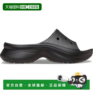 拖鞋 韩国直邮crocs 郊游女式 海湾滑梯黑色专卖店发货秋季 HC02