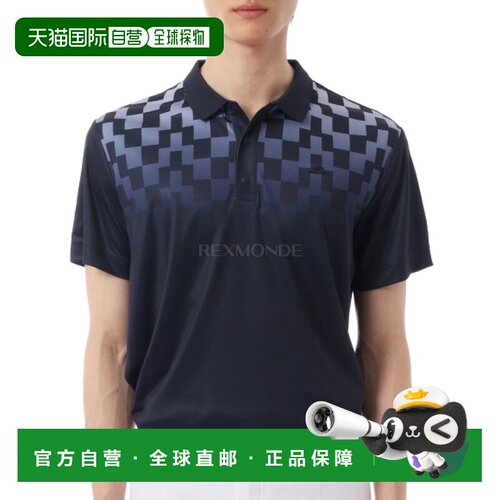 韩国直邮J.LINDEBERG 芬兰印花 Polo 衫 (GMJT15428-O636) 短袖珠