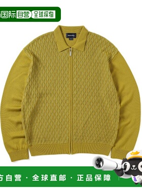 韩国直邮THISISNEVERTHAT Polo衫(SS22) Chain Zip Up Polo Musta