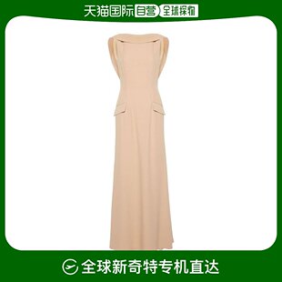 0018BEIGE 1618 FERRETTI24SS中长连衣裙女A0444 韩国直邮ALBERTA