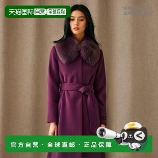 WCH511长袖 CADW1 风衣 羊羔绒狐尾束带大衣 韩国直邮compagna