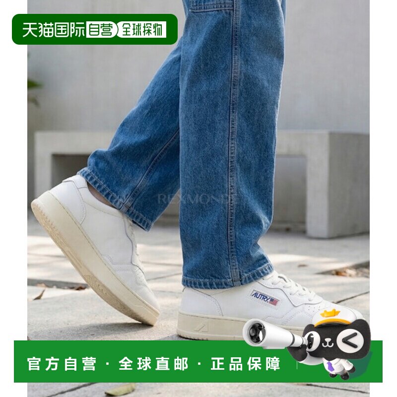 韩国直邮Autry休闲鞋男女款白色厚底系带基础看百搭通勤舒适透气图片