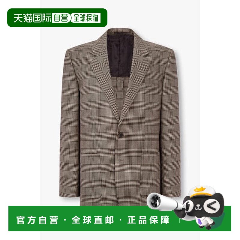 韩国直邮MAN ON THE BOON 羊毛混纺格纹夹克男装 4715102007071