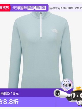 韩国直邮THE NORTH FACE M 长袖 T 恤 DQC NT7LQ82B 女式山地弹性
