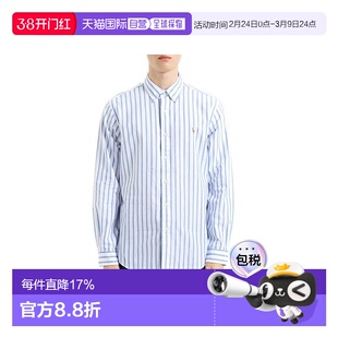 韩国直邮Polo RalphLauren拉夫劳伦710906622001条纹长袖棉衬衫男