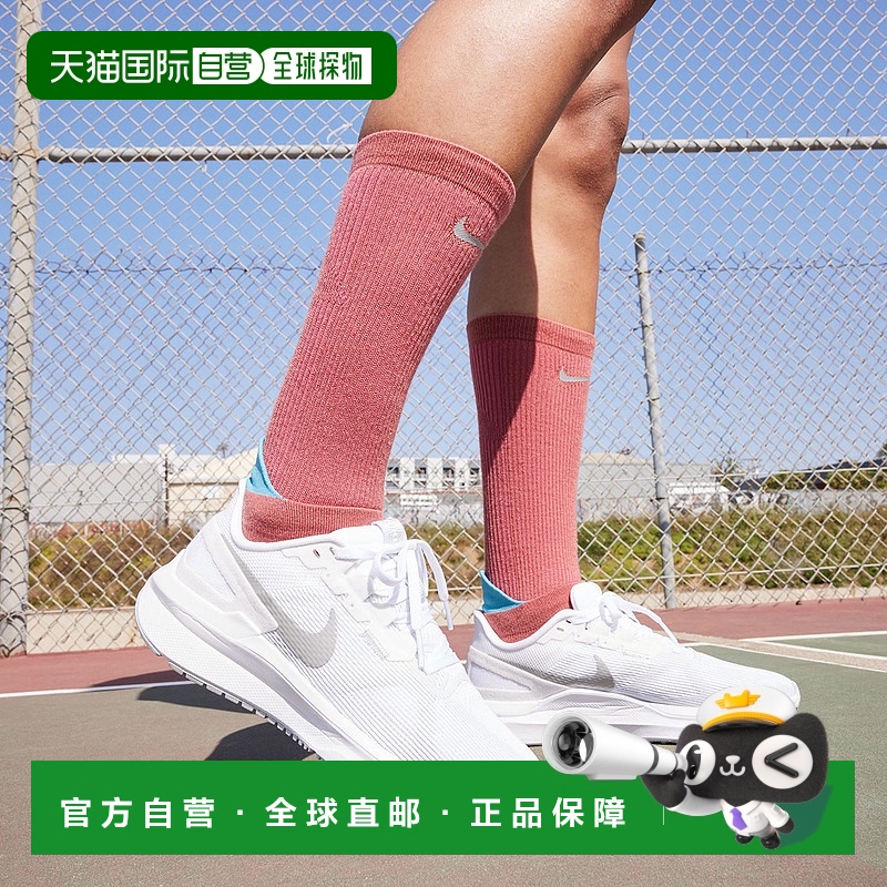 韩国直邮Nike Zoom Structure 25 舒适百搭 低帮跑步鞋 女款 白色