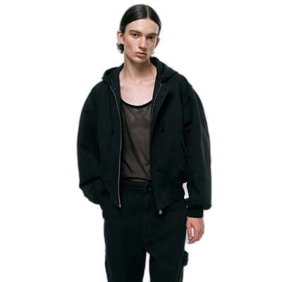 韩国直邮INSILENCE设计师款通用日常休闲宽松时尚夹克IM2C4JP14BK