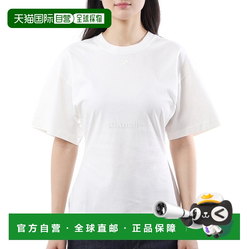 韩国直邮Courreges 修身 T 恤 (125JTS168JS0107 0001)