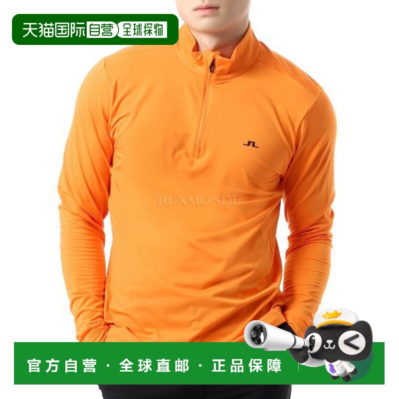 韩国直邮J.LINDEBERG Luke 四分之一拉链中层 (GMJS10943-I064) T