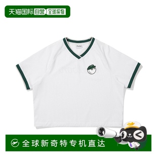 M4222P GOLF Piste 韩国直邮MALBON Sleeve Neck 女士Polo衫 Half