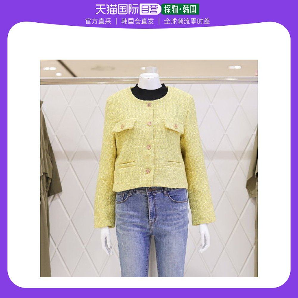 韩国直邮valleygirl 短外套 [ak水原店] [valley girl] 金色 扣子