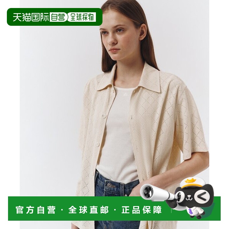 韩国直邮Dunst2023秋冬新品中性风经典女款衬衫UDSH3B124CR