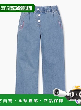 韩国直邮BENETTON儿童童装裤子QADP01411BL