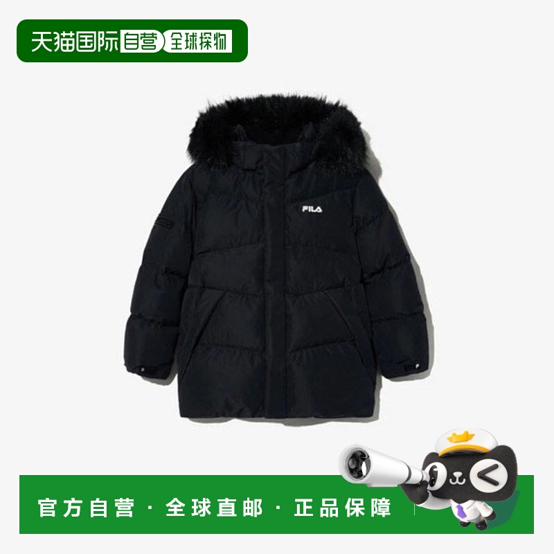 韩国直邮FILA Wheela 儿童衬垫 KQC FK2DJG4302X-BLK 制服中间衬