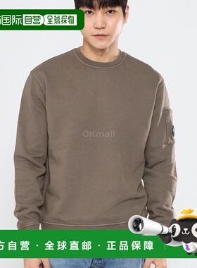 韩国直邮CP COMPANY 17CMSS060A 006372R 359 斜角抓绒圆领运动衫