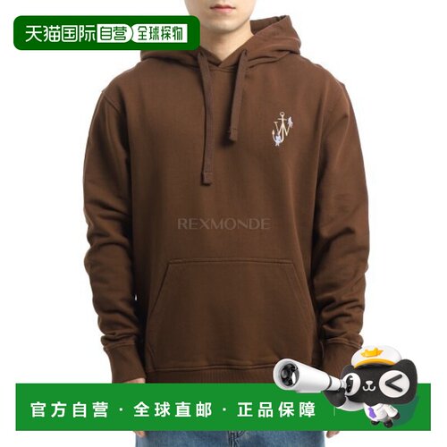 韩国直邮JW ANDERSON 锚刺绣连帽衫 (JW0224-PG1390-600) 兜帽/拉