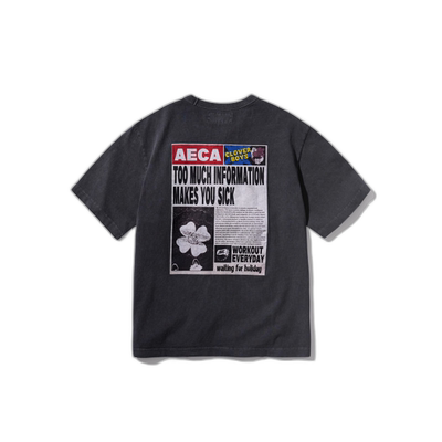 韩国直邮AECA WHITE 公用T恤AWCMSSBDTTSOV010C0BE AECA SOCIAL B