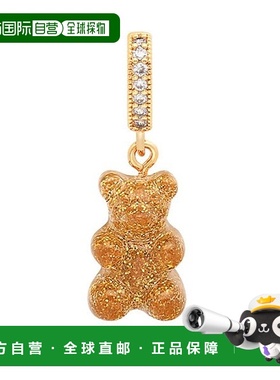 韩国直邮CRYSTAL HAZE [NOSTALGIA BEAR-24K-PAVE CONNECTOR 女士