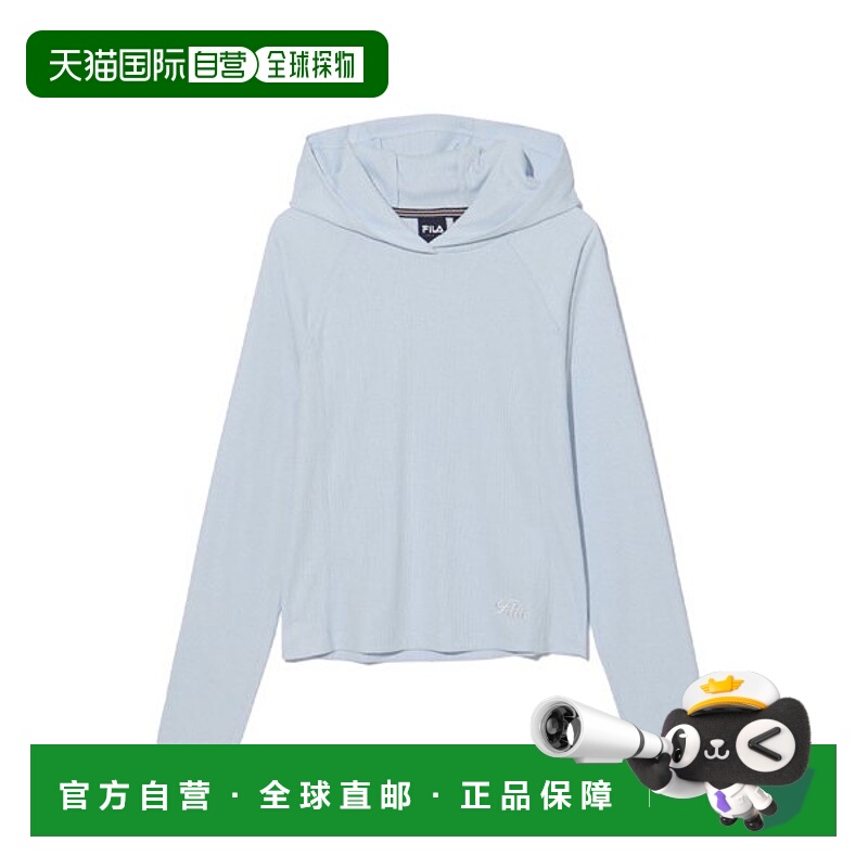 韩国直邮FILA [新] 惠拉女式多层连帽衫长袖 T恤 FM2FS253RL01F00