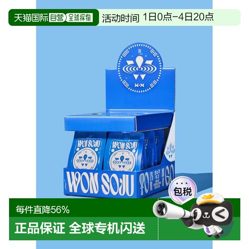 韩国直邮WON烧酒韩国网红酒韩式米酒100ml*6袋利口酒纯粮食17度