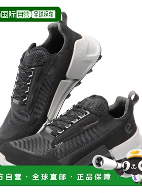 韩国直邮Ecco爱步登山鞋黑色运动透气系带减震舒适823814-60568