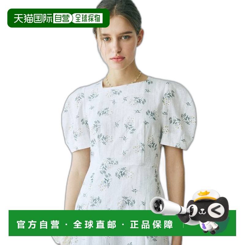 韩国直邮ETMON 女士连衣裙DR390RSM22 Pintuck Curve Sleeve Dress