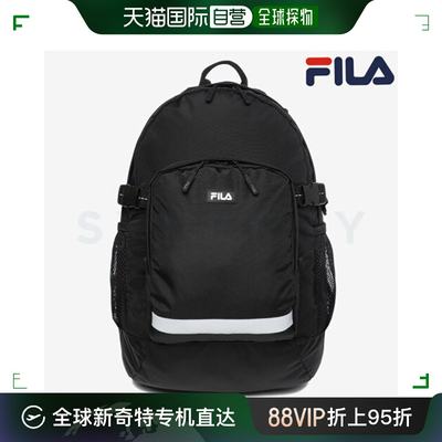 韩国直邮[FILA] 休闲款 背包(黑色) FK3BGD3002X-BLK斐乐尼龙