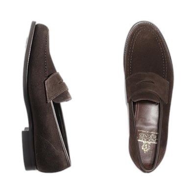 韩国直邮Crockett & Jones HARVARD 2 深棕色绒面革 (26254A-S02C