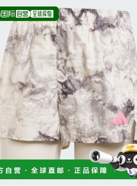 韩国直邮adidas 短裤 KQJ JN9669 Own the Run Spray Die 二合一