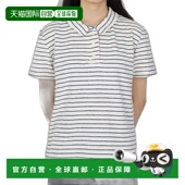 韩国直邮HOWLIN 梦日记夏日蓝短袖 珠地网眼立领T恤高档舒适百搭