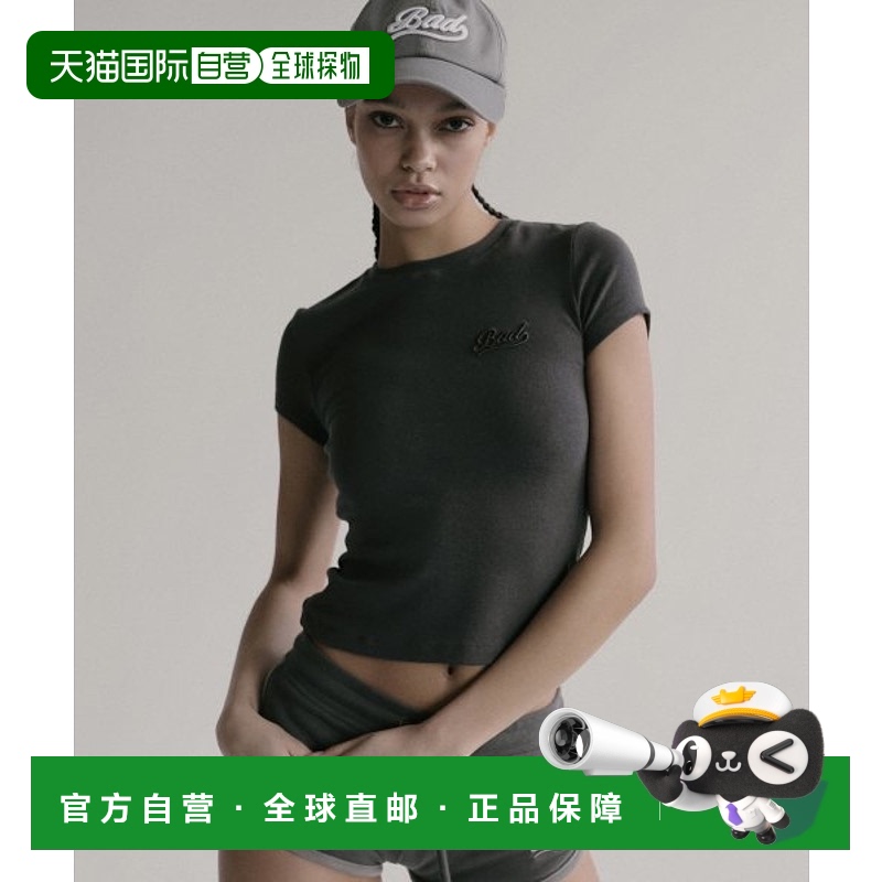 韩国直邮BADBLOOD 女士女装T恤Beyond Soft Short Sleeve – Charc