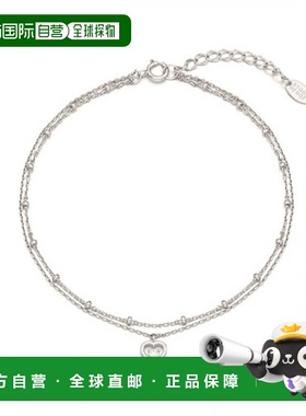 韩国直邮STONEHENGE 爱心正品韩系精致首饰百搭脚链SC1769玫瑰金