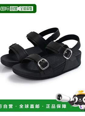 韩国直邮FITFLOP Lulu Adjustable 真皮女士凉鞋 黑色 ES6-090