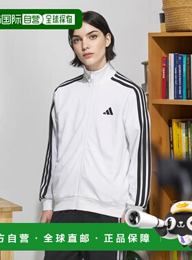 韩国直邮adidas 夹克 3S 常规版型 双面针织 运动夹克 JV6979