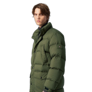 韩国直邮TOMMY HILFIGER 男士羽绒服T12D9QOT030MT1RBN 高端流行