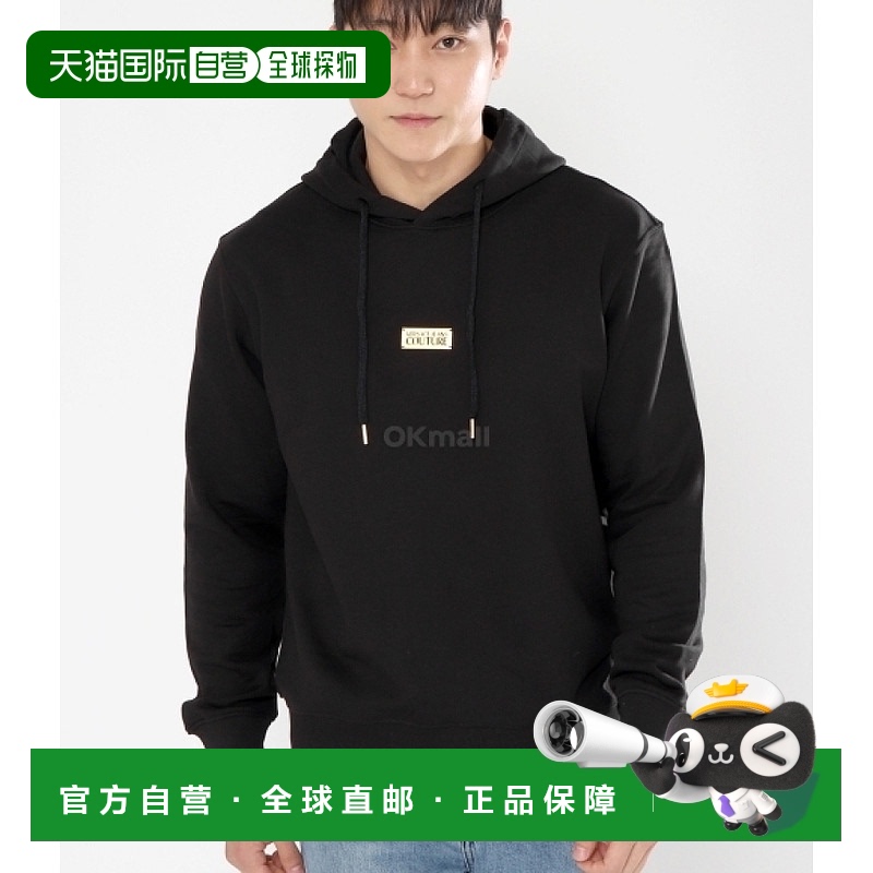 韩国直邮VERSACE LOGO常规版型连帽衫 (77GAIT08 CF00T 899) 连帽