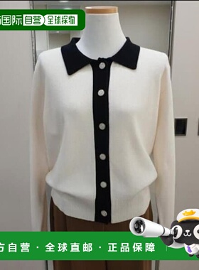 韩国直邮THE IZZAT [THEIZAP] 卡拉领彩色开衫 IMAN1CD89 DG