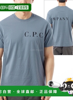 韩国直邮CP COMPANY 30/1 球衣前后徽标 T 恤 (18CMTS139A 005100