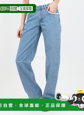 韩国直邮A.P.C 宽松毛边牛仔裤 (COGXL F09210 IAB) 牛仔裤直筒裤