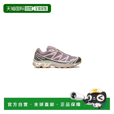 韩国直邮SALOMON 萨洛蒙 XT-6 系带平跟圆头 网布 板鞋 女款 米色