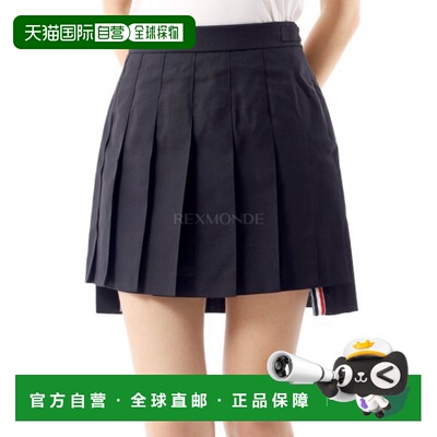 韩国直邮Thom Browne 羊毛壁画百褶迷你裙 (FGC402V 00473 001)
