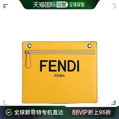 韩国直邮Fendi 通用款女包 芬迪 Logo 7AR985 AHUF F1GML 手拿包