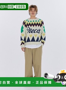 韩国直邮AECA WHITE 男士男针织AWCMFWBCKNISO003G3WB长袖针织衫