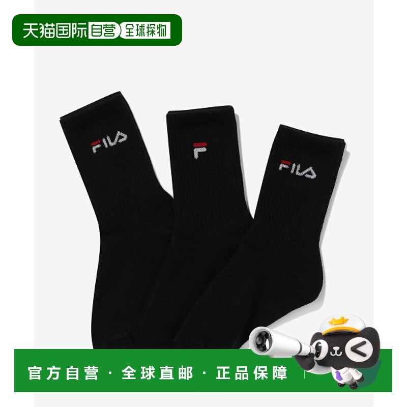 韩国直邮FILA KIDS 儿童儿童袜子(0-16岁)1200FK3SCG1075XBLK