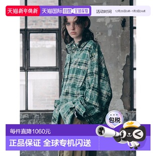 DIRTYWASHING 韩国直邮ASIF CA23CSH005GN 女士女衬衫 OVERFIT CALIE