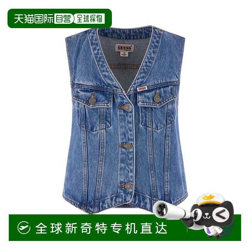 韩国直邮GUESS休闲时尚美式复古日常舒适新款女款马甲YN2D1831