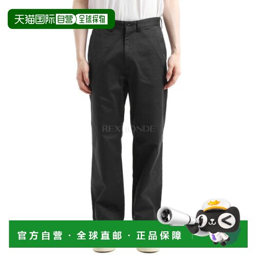 韩国直邮nanamica 宽版直筒斜纹棉布裤 (S25SC079 K) 卡其裤新款
