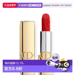 韩国直邮Dior 迪奥 2025圣诞限定 999#金色口红 3.5g正品