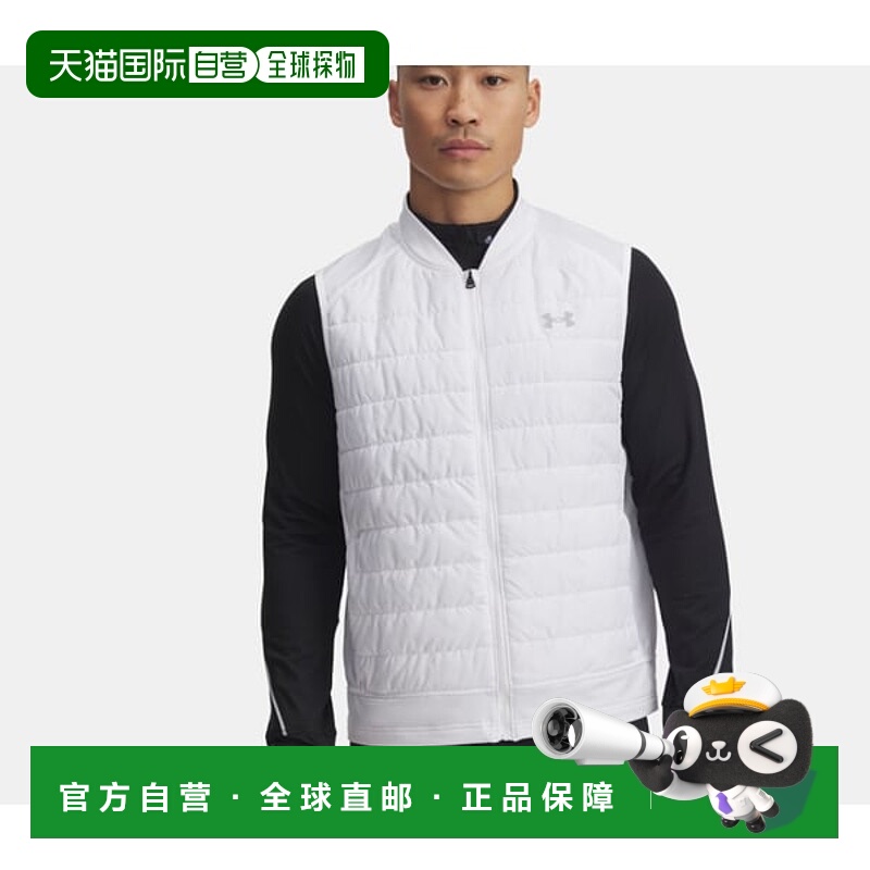 韩国直邮UNDER ARMOUR 1380870 100 白色男士 UA Launch 保温跑步